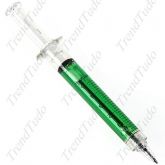 Caneta Esferográfica forma de Seringa - liquedo-Verde