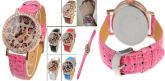 Estilo Feminino relógio de pulso de quartzo com strass